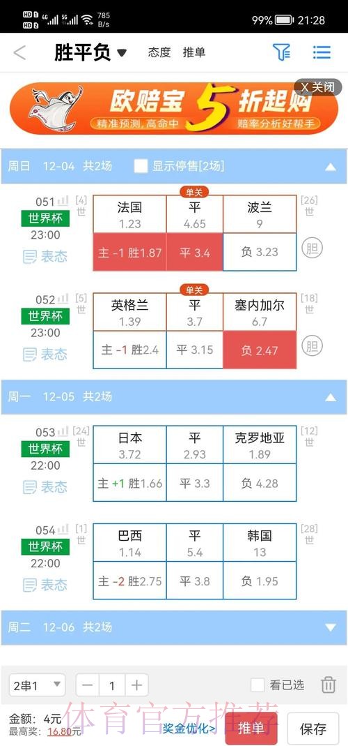 全面解析世界杯盘口高清资讯